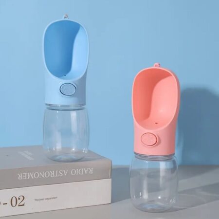 Taşınabilir Butonlu 350 ml Evcil Hayvan Suluğu (4172)