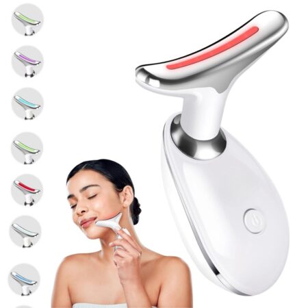 7 Farklı Işık Modlu Titreşimli Boyun Ve Yüz Ems Güzellik Cihazı (4172)