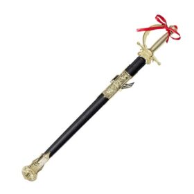 Altın Renk Kabzalı Zararsız Oyuncak Şövalye Kılıcı – 68 cm (Plastik)