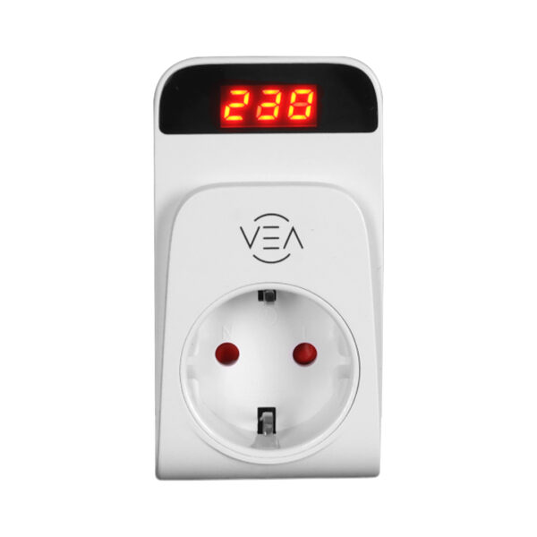 VEA VE-25530 15A 3520W TEKLİ DİJİTAL GÖSTERGELİ AKIM KORUMALI PRİZ AŞIRI YÜKSEK GERİLİM (4172)
