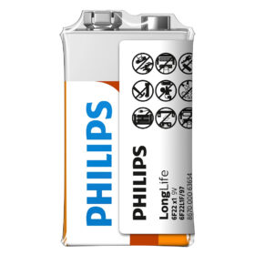 PHILIPS EXTRA ZINC CHLORIDE 6F22 9 VOLT PİL (12Lİ PAKET) (4172)
