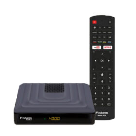 FOBEM VISION S HİBRİT 4GB RAM 32GB HDD 1.5GHZ SES KOMUTLU UYDU ALICILI ANDROID TV BOX (TUNERLİ) (4172)