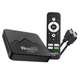 MAGBOX MAGROID LUXURY 32 GB HDD 2 GB RAM BLUETOOTH 5G SES KOMUT KUMANDALI ANDROID TV BOX (4172)