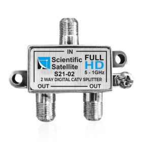 MAG S21-02 1/2 YOLLU KABLO TV SİNYAL AYIRICI SPLİTTER - 5-1000 MHZ FREKANS BÖLÜCÜ ÇOKLAYICI (4172)