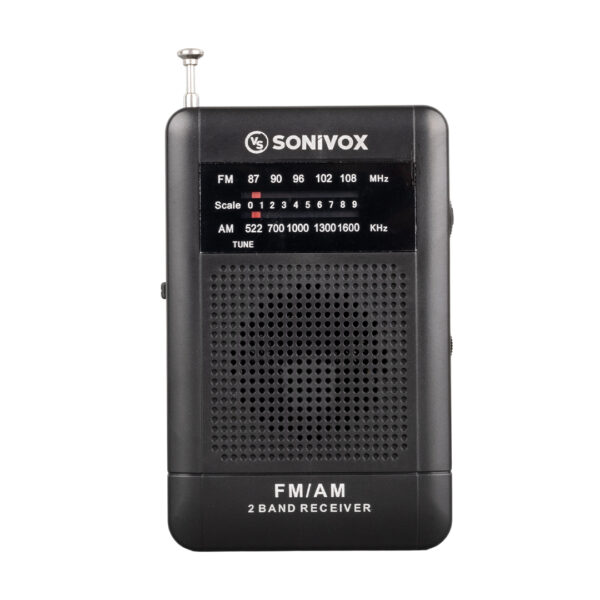 SİYAH RENK CEP TİPİ ANALOG FM RADYO VS-R115 (4172)