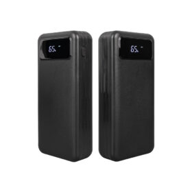 20000 MAH DİJİTAL GÖSTERGELİ USB-MICRO-LIGHTNING-TYPE-C GİRİŞLİ VE KABLOLU POWERBANK (4172)