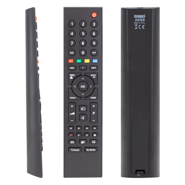 ARÇELİK-BEKO MY MEDİA TUŞLU LCD TV KUMANDASI (RC3214803-TP6187R-P1-M7485600127X) YAZISIZ (4172)