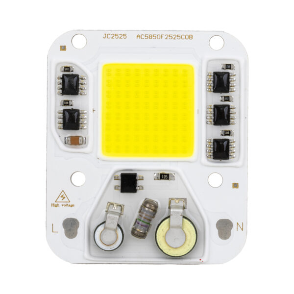 PROJEKTÖRLER İÇİN 50 WATT COB BEYAZ LED  (PLASTİĞİNİ UNUTMA) (4172)