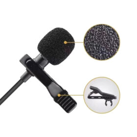 MAGICVOICE JH-041 LIGHTNING GİRİŞLİ KABLOLU YOUTUBER YAKA MİKROFON (4172)