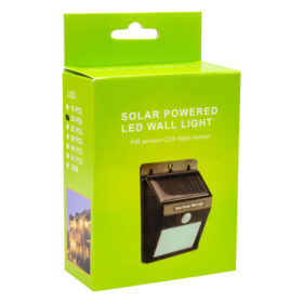 SOLAR SENSÖRLÜ DUVAR TİPİ 20 LEDLİ DUVAR APLİK (4172)