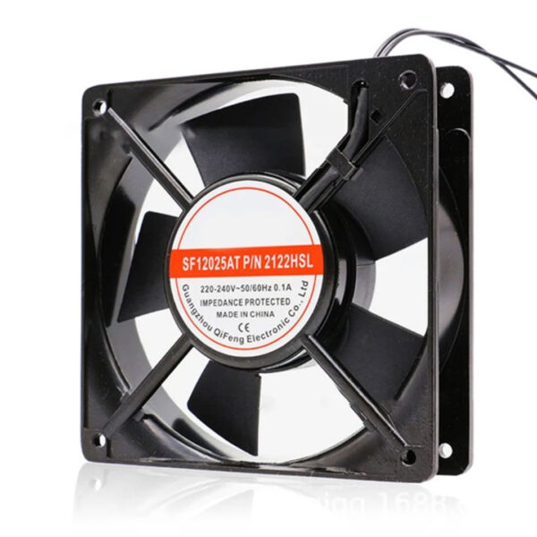 120X120X25 MM 220 VOLT METAL KASA FAN (4172) - Görsel 2