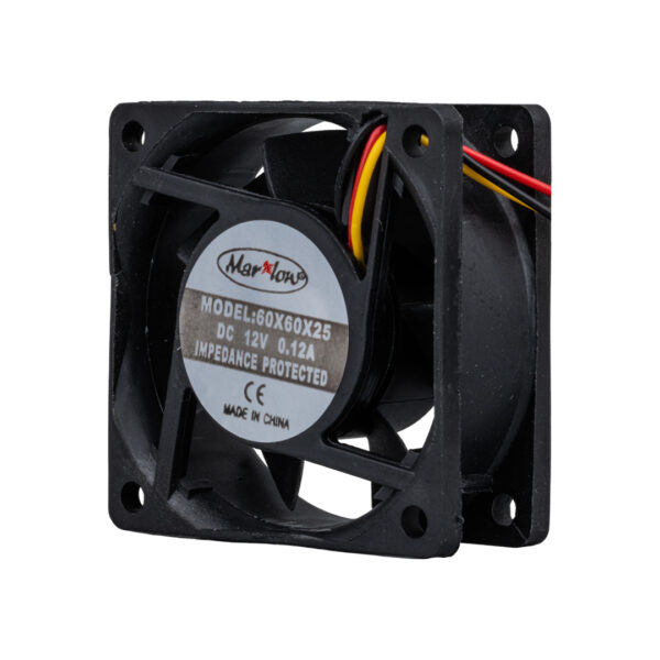 IC-216 FAN 60*60*25MM 12V DC 3 KABLOLU 6X6 FAN (4172) - Görsel 2