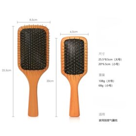 Çelik İğne Uçlu Bambu Tarak 21cm 12'li Paket