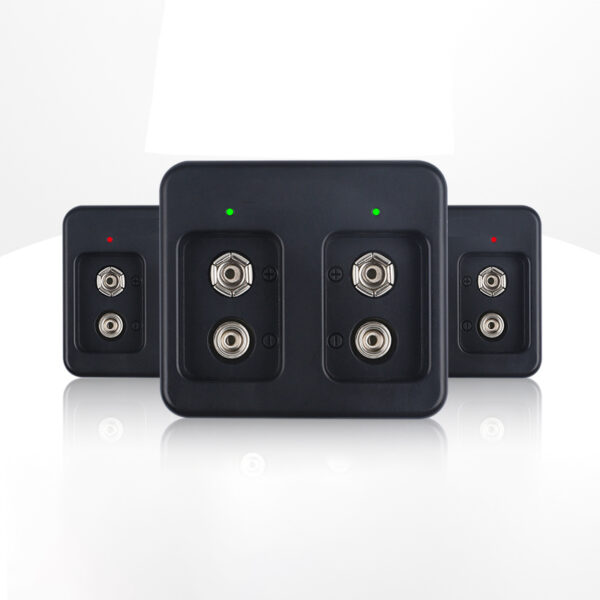SİYAH 2X9 VOLT PİL ŞARJ CİHAZI (4172) - Görsel 2