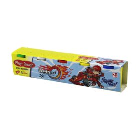 5 PCS MİNİ  5 RENK OYUN HAMURU  5-KAPAKLI PLASTİK KUTU (4172)