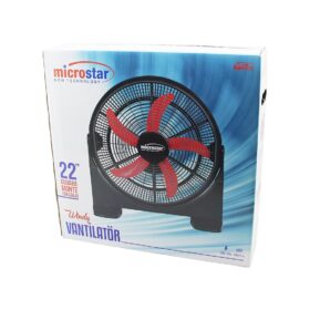 WİNDY 22 İNÇ = 55CM FAN VANTİLATÖR 2İN1=MASA ALTI - DUVARA MONTE 180 DERECE 3-KADEME HIZ 5-PLS.KANAT HC-1045 (4172)