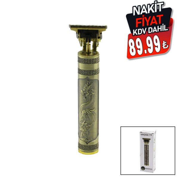 COBRA SERİSİ   T BIÇAK   USB ŞARJLI   ENSE ÇİZİM - SAÇ SAKAL KESME  TRAŞ MAKİNESİ  1200mAh  RC-T99 (4172) - Görsel 3