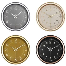 GALAXY PREMİUM  1975-FG-AC-TA-KR SERİSİ  DUVAR SAATİ  KASA=SİYAH-İ.YEŞİL-GOLD-FÜME ÇERÇEVE:BAKIR-GOLD-KREM-GRİ (4172)