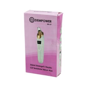 CİLT BAKIM ALETİ VAKUM AKNE- GÖZENEK- SİYAH NOKTA TEMİZLEME USB ŞARJ - 5BAŞLIK DİJİTAL G.- 3KADEME HIZ (4172)