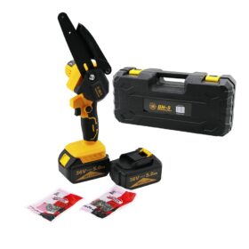 CHAIN SAW YELLOW LTJ-6A YAĞSIZ - ZİNCİRLİ 6&quot; BUDAMA - DAL KESME MAKİNE ŞARJLI - 2 BATARYA 36V 5.0AH (4172)