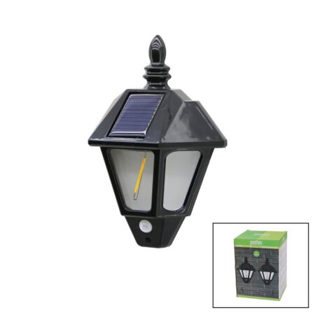 2 PCS  SOLAR - GÜNEŞ ENERJİLİ DUVAR LAMBASI COB LED SENSÖRLÜ= 3 MOD FONKSİYON BAHÇE-BALKON-SOKAK PT-2981 (4172)