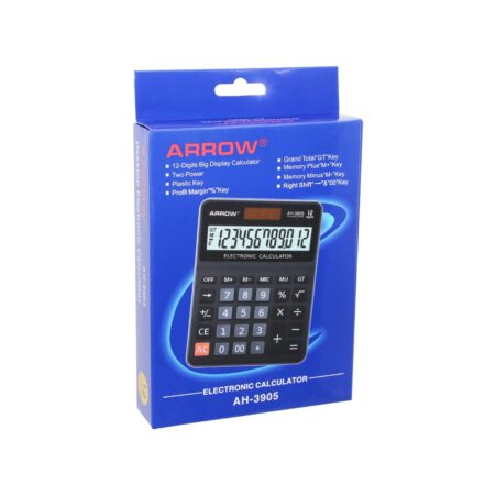 12 HANELİ  HESAP MAKİNESİ  GÜNEŞ ENERJİLİ - PİLLİ   17.5 X 12.5 X 1.7CM   170GR (4172)