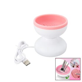 MAKEUP BRUSH CLEANER MAKYAJ FIRÇA TEMİZLEME MAKİNESİ  USB ÇALIŞMA - SİLİKON TIRTIKLI HAZNE (4172)