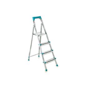 3+1BASAMAKLI METAL MERDİVEN Y: 82CM - 120KG.TAŞIMA KAPASİTESİ (4172)