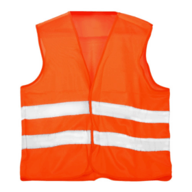 FOSFORLU TURUNCU İKAZ YELEK (4172)