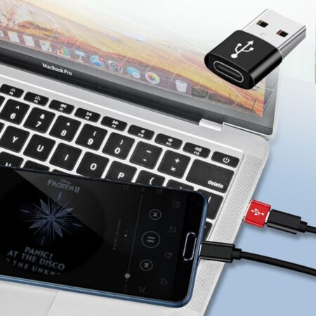 USB'den TYPE-C 'ye Dönüştürücü Adaptör Veri Aktarımı Sağlayıcı Şarj Data Çevirici (4172)