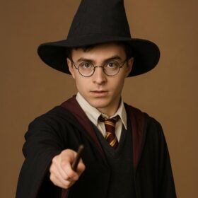 Harry Potter Seçmen Şapkası Siyah Renk
