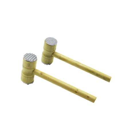 METAL ÇİFT BAŞLI AHŞAP SAPLI TOKMAK - ET DÖVECEK TOKMAK= 4.3 X 10CM SAPLI=25.5CM (4172)