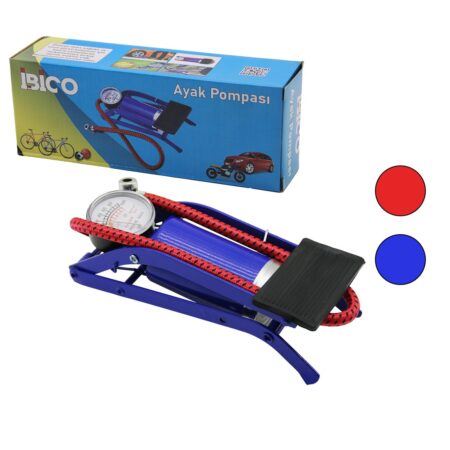 YAYAT MODELİNCE PİSTONLU AYAK POMPASI OTO-ARAÇ - BİSİKLET-MOTOR LASTİK - TOP - ŞİŞME HAVUZ-YATAK (4172)