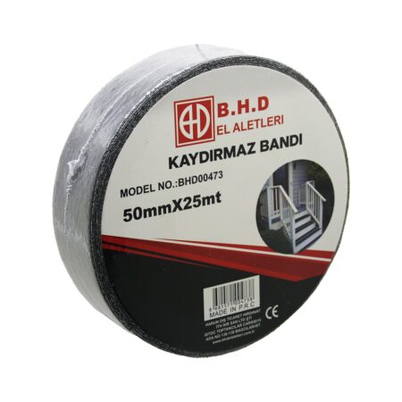 50MM X 25MT KAYDIRMAZ SİYAH BANT (4172)