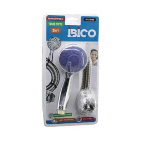 VAKUMLU AMBALAJ3İN1DUŞ SETİ FONKSİYONLU DUŞ BAŞLIK - METAL DUŞ HORTUM - MAFSAL=ASKI VİDALI (4172)