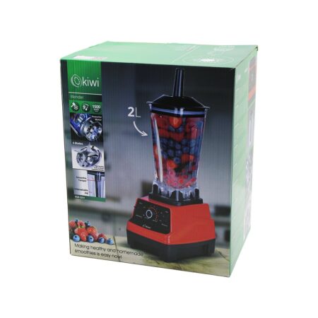 KİWİ KSB-2251 PRO STANDLI BLENDER BUZ KIRICI ÇOK AMAÇLI BLENDER DOĞRAYICI 1500W6 BIÇAKHAZNE=2LT 9 KADEME HIZ (4172)