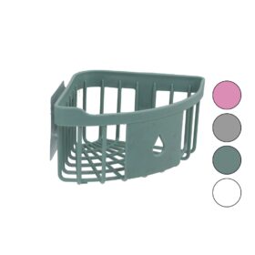 ÜÇGEN KÖŞELİK  BANYO - MUTFAK ORGANİZERİ  RENKLİ PLASTİK   YAPIŞKANLI MONTAJ (4172)