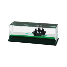 YEŞİL SU   DİKDÖRTGEN MİKA  YÜZEN BATMAYAN GEMİ  DEKORATİF BİBLO AKVARYUM   4.5X14.5X5.3CM (4172)