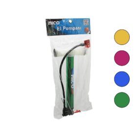 İRAN EL POMPASI  METAL GÖVDE   PLASTİK KOL - ALTLIK   30CM   TOP - BİSİKLET - MOTOR (4172)
