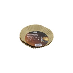 25PCS KÜÇÜK=TABAN 16CM-AĞIZ:22CM TABAK MODEL YUVARLAK AİR FRYER PİŞİRME KALIP KAĞIT 200 DERECEDAYANIKLI (4172)