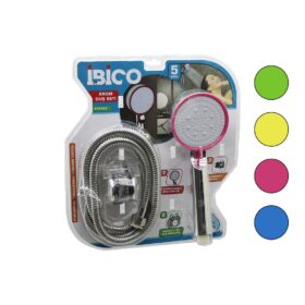 VAKUMLU - KROM  LÜKS DUŞ SETİ DUŞ BAŞLIK=5 MOD=FONKSİYON ÖRGÜLÜ HORTUM=1.5MT MAFSAL=3 KADEME (4172)