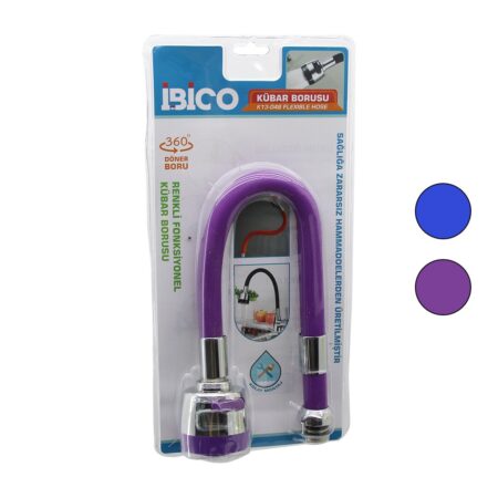 METAL - RENKLİ SİLİKON KAPLI KUBAR - BATARYA BORUSU TOPAÇ BAŞLIK= KADEMELİ 360 DERECE YAYLI VAKUMLU AMBALAJ (4172)