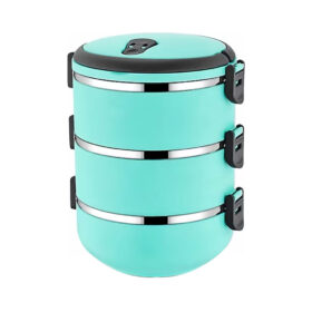 TURKUAZ 3LÜ SEFER TASI SAKLAMA KABI 1.8LT (4172)