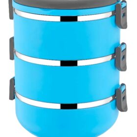 MAVİ 3LÜ SEFER TASI SAKLAMA KABI 1.8LT (4172)