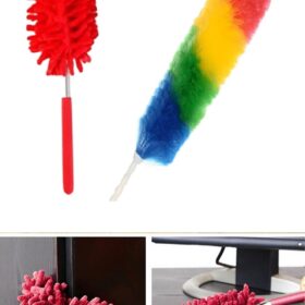 2 li Set Mikrofiber Teleskobik Toz Alma -Antistatik Toz Püskülü Duster (4172)