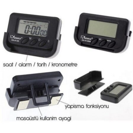 Araç İçi Dijital Saat (4172)