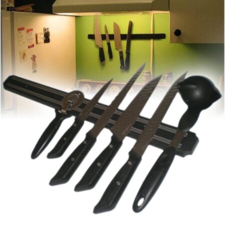 Mıknatıslı Paslanmaz Duvar Bıçak Askısı Standı 55 Cm Aparat (4172)