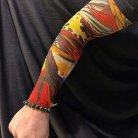 Çorap Dövme Giyilebilir Kol Bacak Dövmesi Likralı 2 Adet Model 25 (4172)