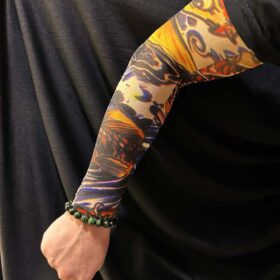 Çorap Dövme Giyilebilir Kol Bacak Dövmesi Likralı 2 Adet Model 27 (4172)