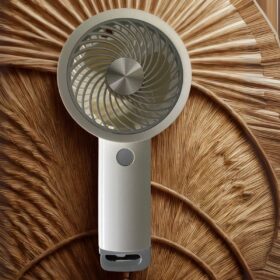 USB ile Şarj Olabilen 3 Ayarlı Fan Modlu Çanta Tipi El Fanı (4172)